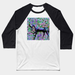 Horse Among the Petals Baseball T-Shirt